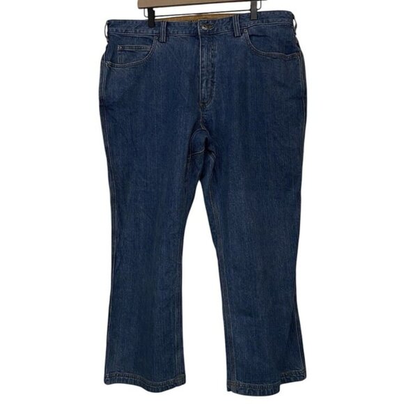 Men's Duluth Trading Co. Flex Ballroom Relaxed Fit Blue Jeans 40 X 28 - Picture 2 of 12